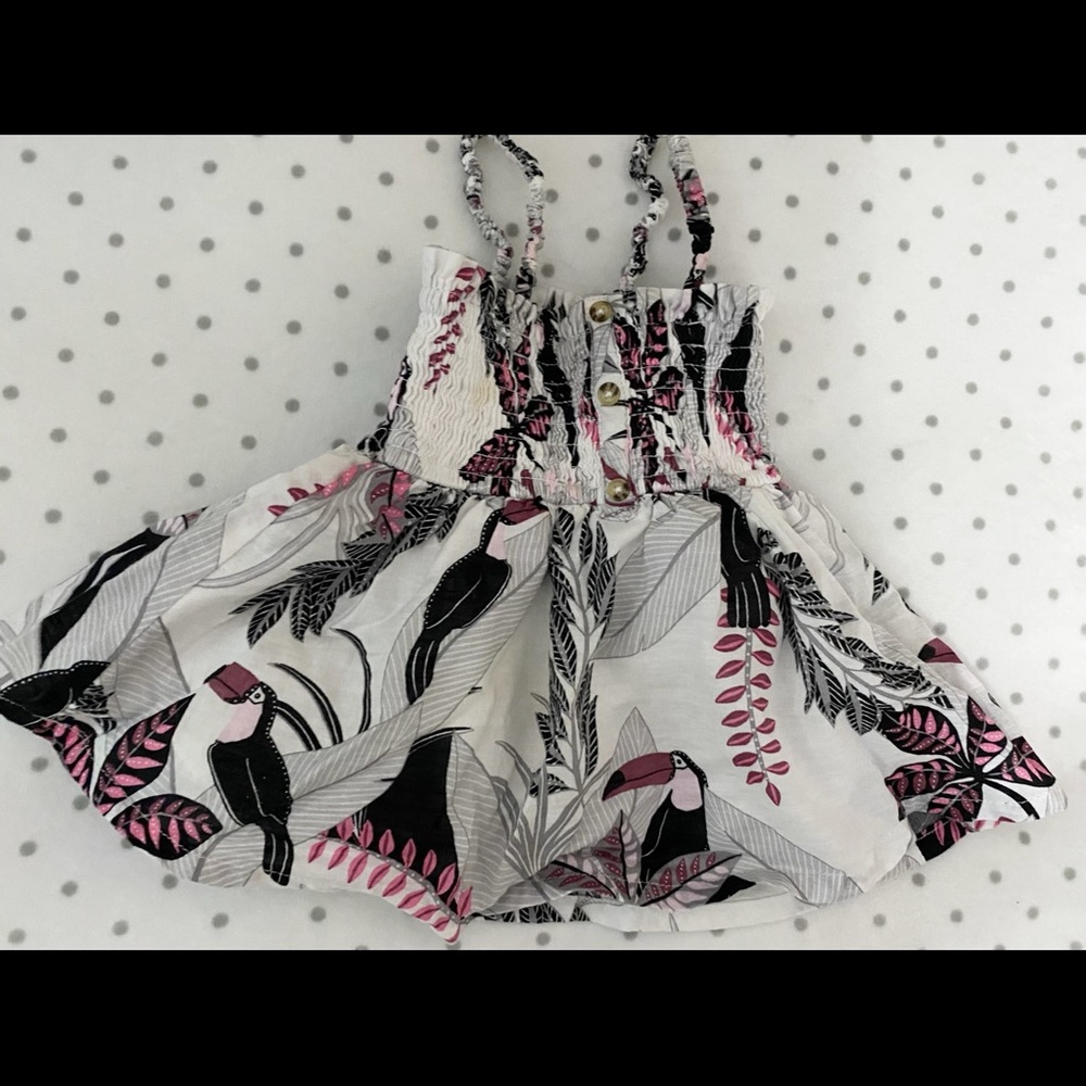 Tropical baby dress